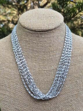 Vintage Sarah Coventry 1960s  Eloxal Multistrand Necklace 18 Inches